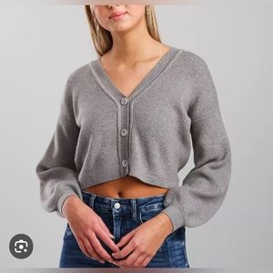 Fitz & Eddie Cropped Cardigan Sweater
